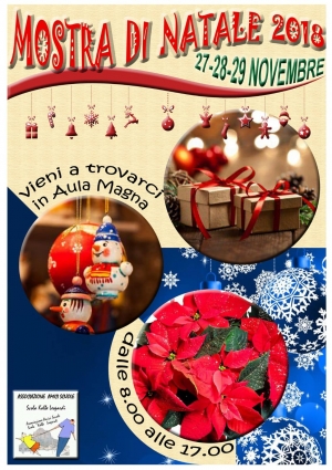 Dal 27 al 29 novembre Mostra di Natale in Aula Magna
